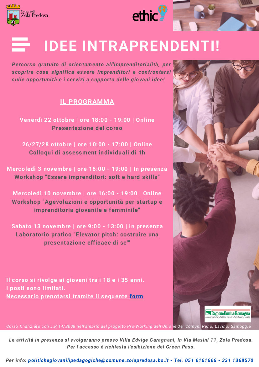 Idee intraprendenti - Zola Predosa
